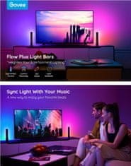 Govee Flow Plus SMART LED TV i svjetlosne trake za igre, RGBICWW