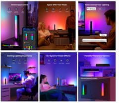 Govee Flow Plus SMART LED TV i svjetlosne trake za igre, RGBICWW