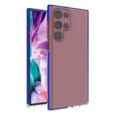 MG Spring Case silikonska maska za Samsung Galaxy S22 Ultra, tamno plava