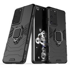 MG Ring Armor maska za Samsung Galaxy S22 Ultra, crno