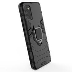 MG Ring Armor maska za Samsung Galaxy A03s, crno