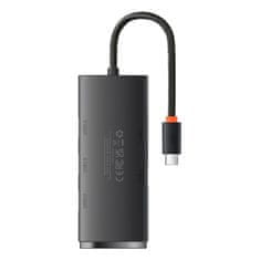BASEUS WKQX030301 USB Hub Lite, 4 ulaza USB-C na USB 3.0, 25 cm, crni (RDOUH036)