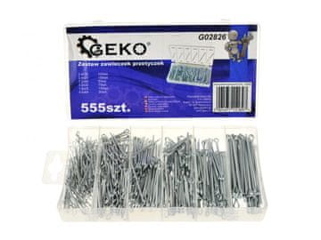 GEKO Set osigurača od nehrđajućeg čelika 555 kom