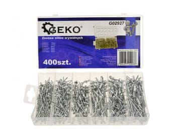 GEKO Set slijepih zakovica 400 komada za zakivanje