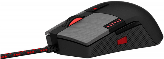 AOC Agon AGM700 gaming miš, 16.000 DPI, RGB, crna (AGM700DRCR)