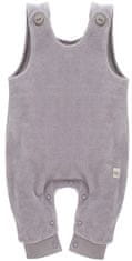 PINOKIO dječje hlače s naramenicama Hello, za bebe, sive, 56 (1-02-2208-28)
