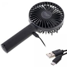 Adler AD 7331b prijenosni mini ventilator, 9 cm, USB, crni