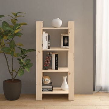 Vidaxl Polica za knjige/Pregrada 60x35x125 cm Drvena