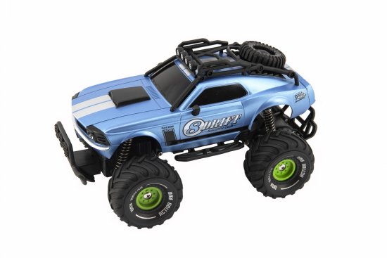 Teddies Auto RC, plastični, 25 cm, TERENSKI, 2,4 GHz, plavi