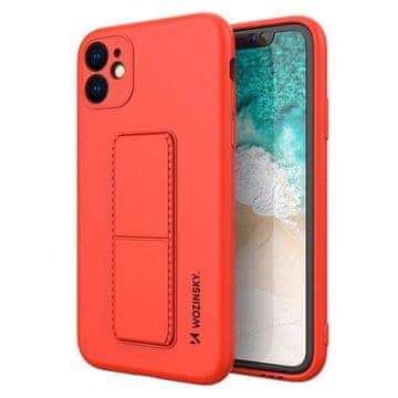 WOZINSKY Wozinsky Kickstand maska za Xiaomi Redmi 10X 4G / Note 9, crvena