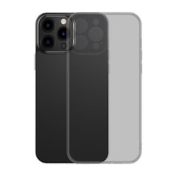 BASEUS Futrola za iPhone 13 Pro, kruto kućište s gel okvirom, crna
