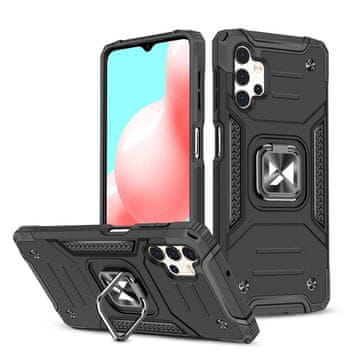 WOZINSKY Oklopna futrola + magnetski držač za Samsung Galaxy A13 5G Ring Armor crna