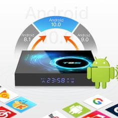 Byintek T95 media player, 4K UHD, Android 10, WiFi, 4GB, 32GB, Google, Netflix, Youtube