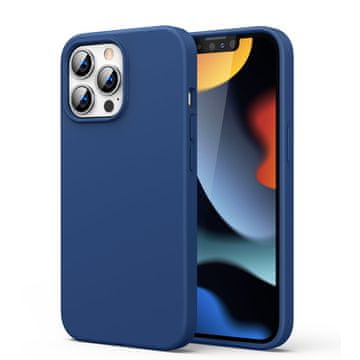 Ugreen Gumena fleksibilna silikonska futrola za iPhone 13 Pro plava