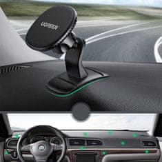 Ugreen Magnetski držač za telefon u automobilu, samoljepljivi, za armaturnu ploču, crni