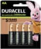 Duracell baterije za punjenje HR06-P AA 2500 mAh NiMH, 4 komada