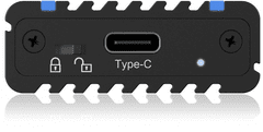 IcyBox kućište za M.2 NVMe SSD, USB-C & USB-A 3.1 (IB-1824ML-C31)