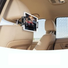 Ugreen Držač za pametni telefon i tablet u automobilu za naslon za glavu, crni