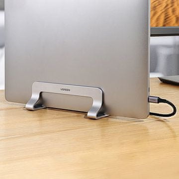 Ugreen Vertikalni držač za MacBook prijenosno računalo i tablet, aluminij, srebrni