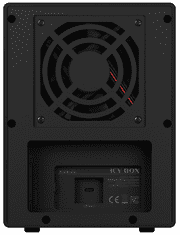 IcyBox IB-3740-C31 kućište za 4 diska ili SSD, eksterni, USB 3.1 type-C, crno