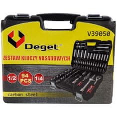 Verke Set ključeva utičnice 1/2 i 1/4 94 djelomične patke gedore