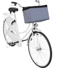 Trixie Front-Box transportna košara za kormilo, 38x25x25cm, siva (max. 6 kg)