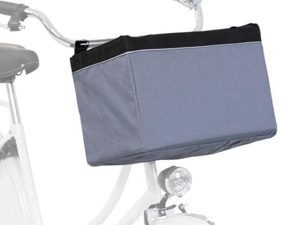 Trixie Front-Box transportna košara za kormilo, 38x25x25cm, siva (max. 6 kg)