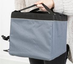 Trixie Front-Box transportna košara za kormilo, 38x25x25cm, siva (max. 6 kg)