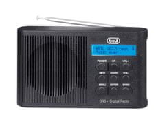 Trevi 7F91 R radio, DAB/DAB+/FM, punjiva baterija, crni