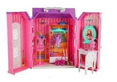 Lean-toys Lutka od 26 cm s ormarom i priborom