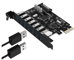 Orico PVU3-7U kartica za proširenje, PCIe 3.0 x1, USB 3.0 (PVU3-7U-V1)