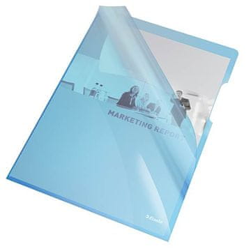 Esselte set L mapa, 25 komada, plave