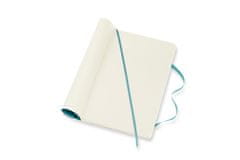 Moleskine bilježnica, L, bez linija, meki uvez, plava