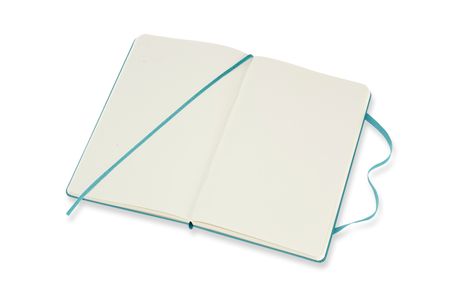 bilježnica, L, bez linija, tvrdi uvez, plava