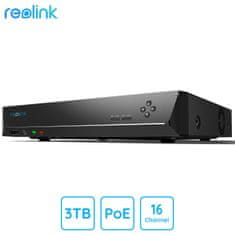 Reolink RLN16-410-3T NVR jedinica za snimanje, do 16 kamera, 3TB, PoE