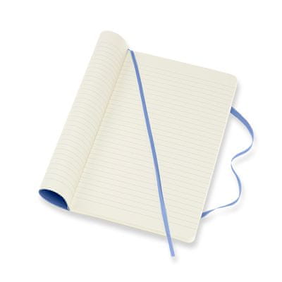 bilježnica, L, prugasta, meki uvez, plavo-ljubičasta