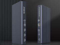 Orico TB3 priključna stanica, USB-C, 2x M.2 NVMe, 4x USB 3.1, DP, RJ45, siva (TB3-S2-EU-GY-BP)