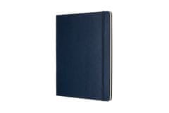 Moleskine bilježnica, XL, bez linija, tvrdi uvez, tamno plava