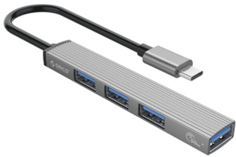 Orico AH-13 priključna stanica, 4 u 1, USB 3.0, 15 cm, siva (AH-13-GY-BP)
