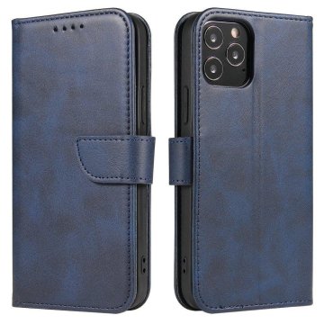 Case Hurtel Magnet Case elegantna futrola s preklopom za Samsung Galaxy A73 plava