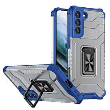 Crystal Crystal Ring Case maska za Samsung Galaxy S22 + (S22 Plus) (plava)