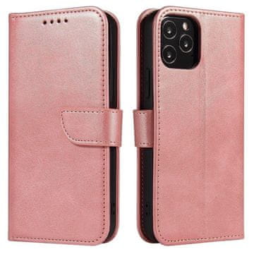 Case Hurtel Magnet Case elegantna futrola s preklopom za Samsung Galaxy A03s roza