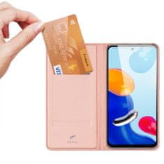 Dux Ducis Skin Pro preklopna maska za Xiaomi Redmi Note 11S / 11, ružičasta