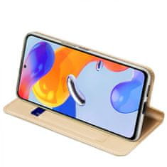 Dux Ducis Skin Pro preklopna maska za Xiaomi Redmi Note 11 Pro 4G/5G, zlato