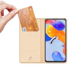 Dux Ducis Skin Pro preklopna maska za Xiaomi Redmi Note 11 Pro 4G/5G, zlato