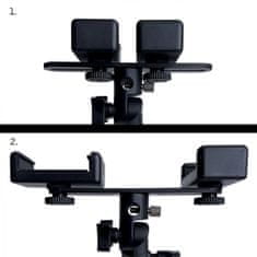 MG Dual Holder držač za mobitel sa stativom, crno