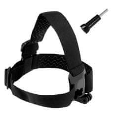 MG Headband traka za glavu za sportske kamere, crno