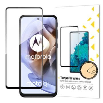 MG Full Glue Super Tough zaštitno staklo za Motorola Moto G41 / G31, crno