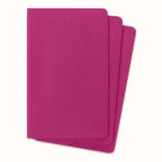 Moleskine Cahier Journals džepne bilježnice, s crtama, meki uvez, roze