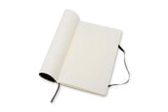 Moleskine džepna bilježnica, bez crta, meki uvezi, antracit